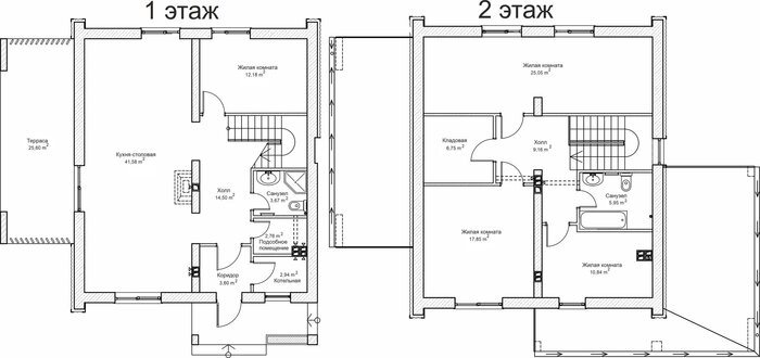 На продажу выставили еще пару коттеджей в закрытом квартале в городе-спутнике. Узнали цены