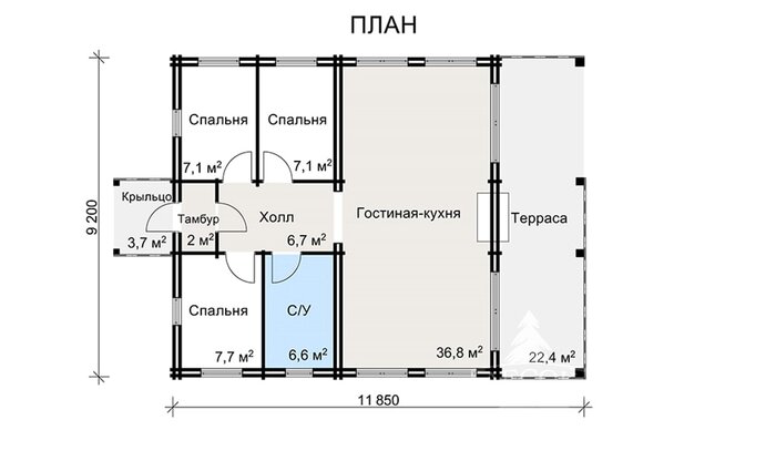 Сто квадратов - от 18 тысяч долларов. Разбираемся, сколько стоит построить дом из двойного бруса