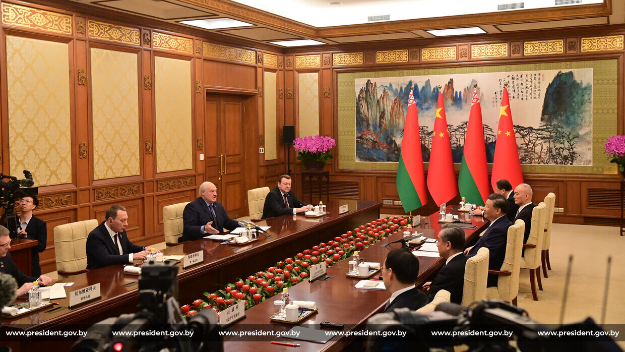 Лидеры Беларуси и Китая заявили об укреплении взаимодействия стран