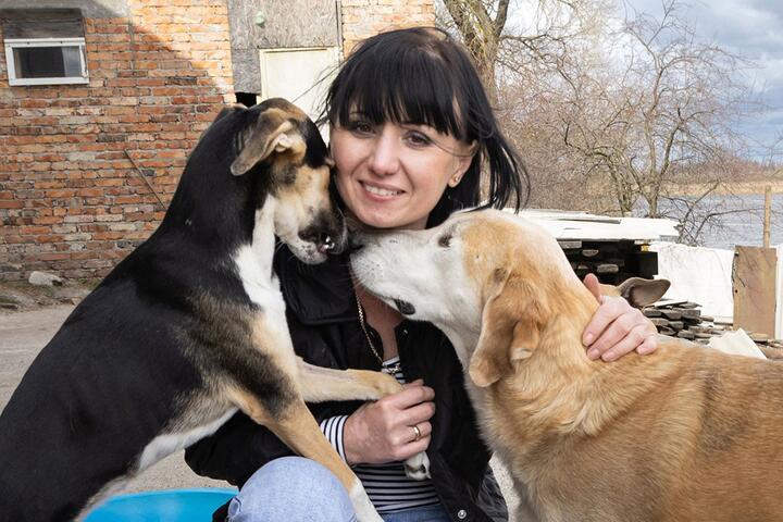 ФОТО: «У меня дома жили 15 собак и енот». Как владелица проката авто в Бобруйске помогает бездомным животным