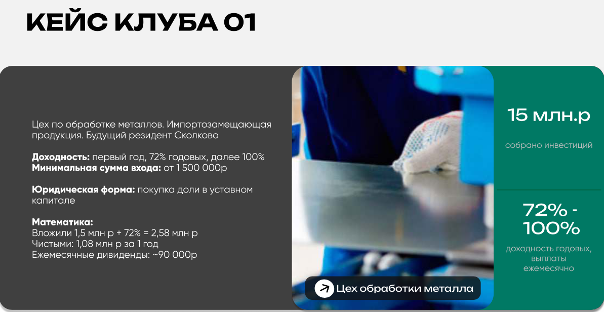 «Вложения в малый бизнес могут давать и 100% годовых дохода». Инвестор рассказал о том, почему сегодня выгодно вкладываться в реальный бизнес, а не в IT-стартапы