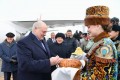Лукашенко встретили в Казани хлебом-солью и чак-чаком