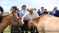 Лукашенко подарил Хурэлсуху тракторы, а в ответ получил пару монгольских скакунов