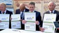 Памятные марки и конверт погасили в честь Дня письменности в Беларуси