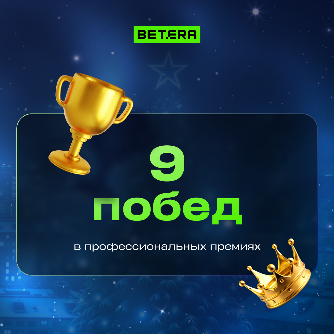 Самый большой выигрыш - 3 млн рублей! Betera поделилась итогами 2024 года