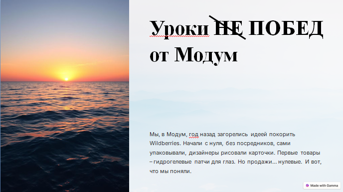 Работа над ошибками: как крупный производитель начал продавать свои товары на Wildberries