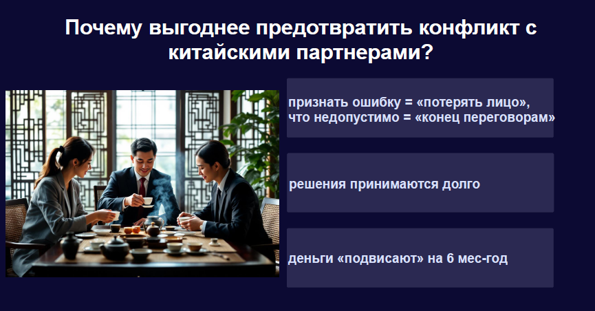 Как вести переговоры с китайскими партнерами: предотвращение проблем и работа с претензиями