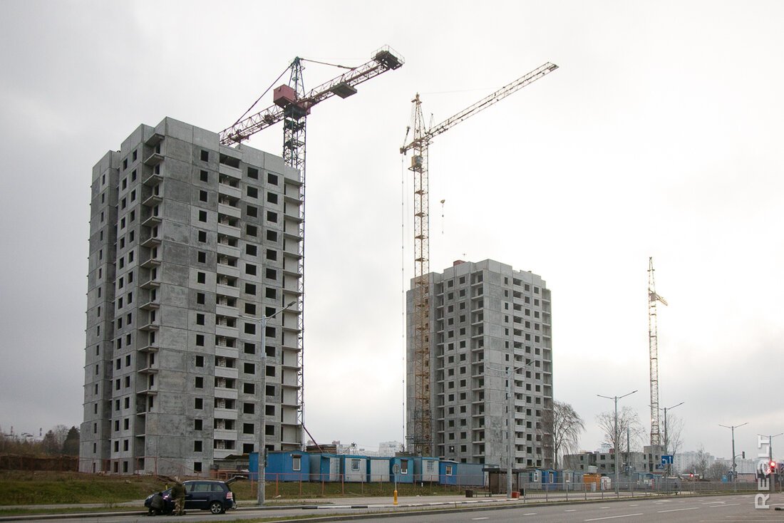Скоро здесь будет много квартир. Посмотрели, как строятся новые кварталы Минска