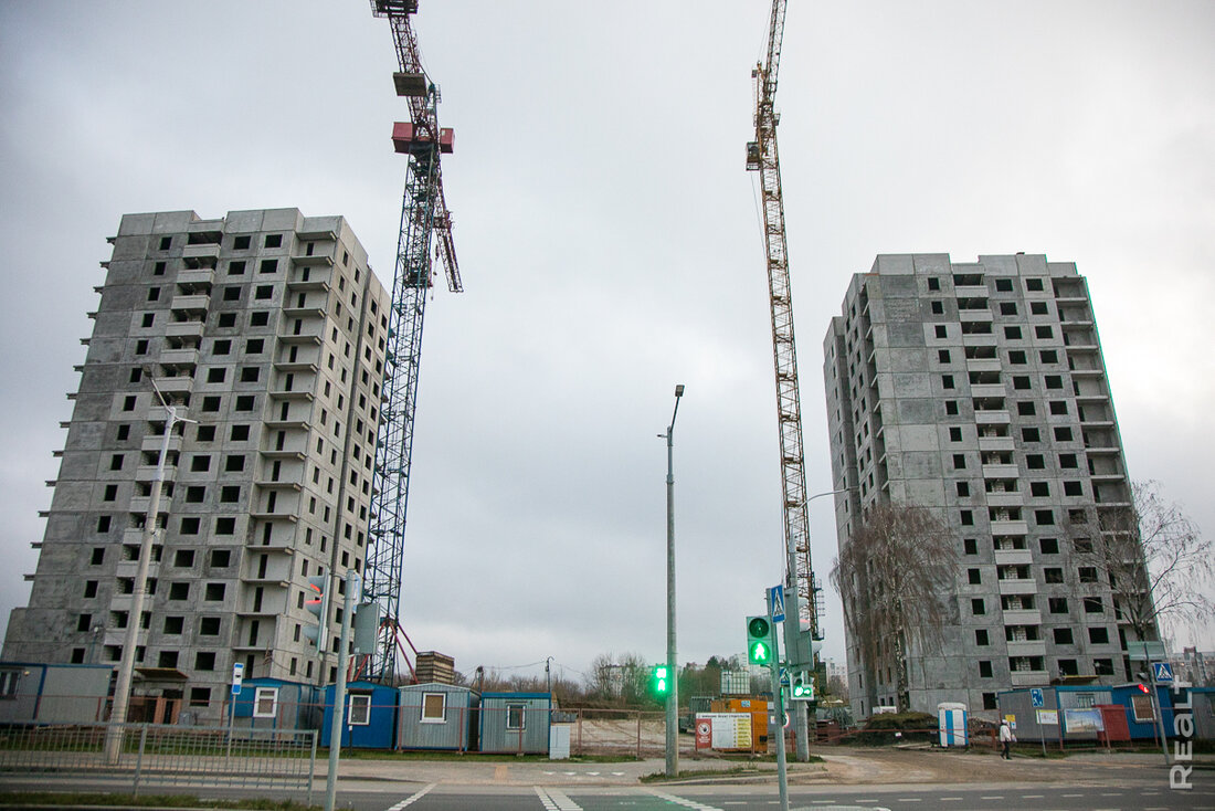 Скоро здесь будет много квартир. Посмотрели, как строятся новые кварталы Минска