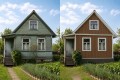 Что можно сделать со старым фасадом? Показываем на примере одного дома